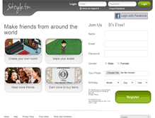 Tablet Screenshot of communities.shtyle.fm